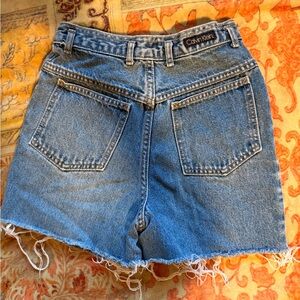Vintage Calvin Klein High Waisted Denim Jean Mom Shorts